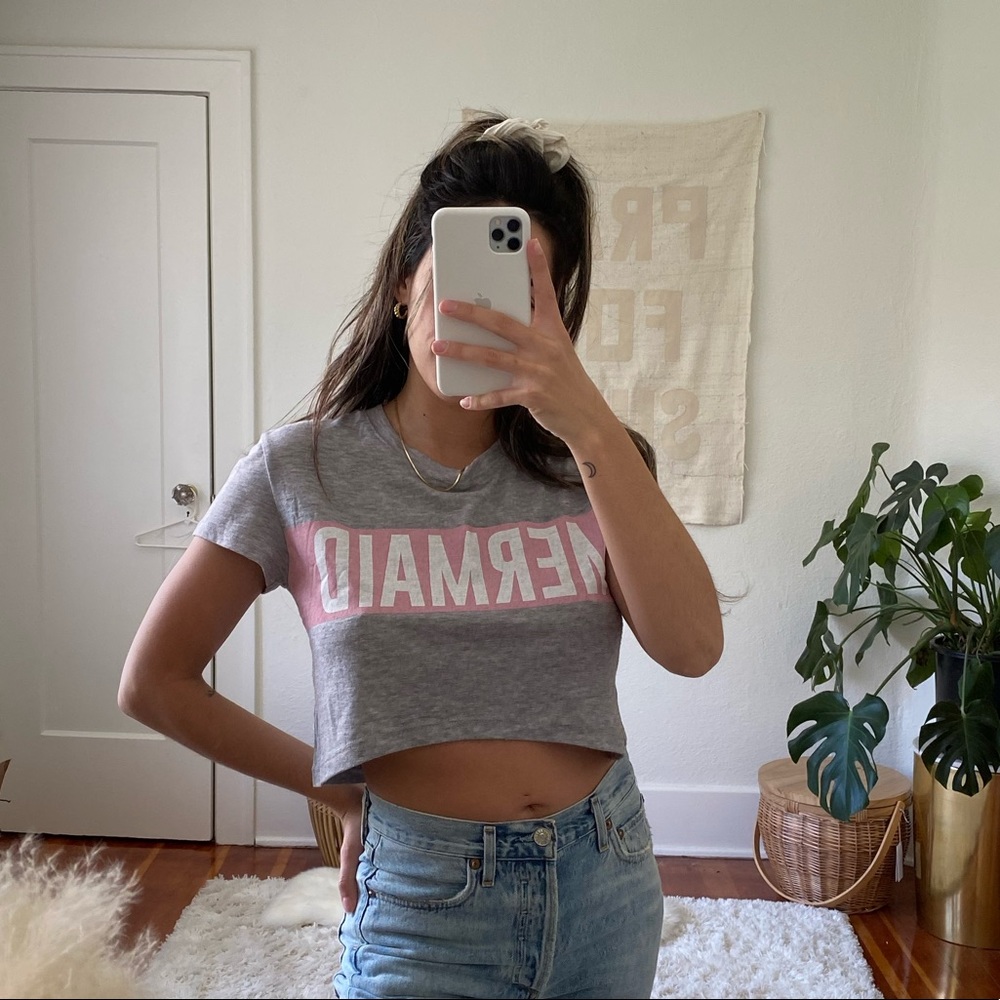 Mermaid crop top